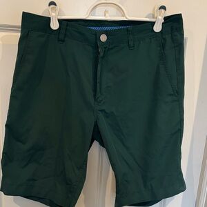 Bonobos Forest Green Highland Tour Flat-Front Men's Shorts